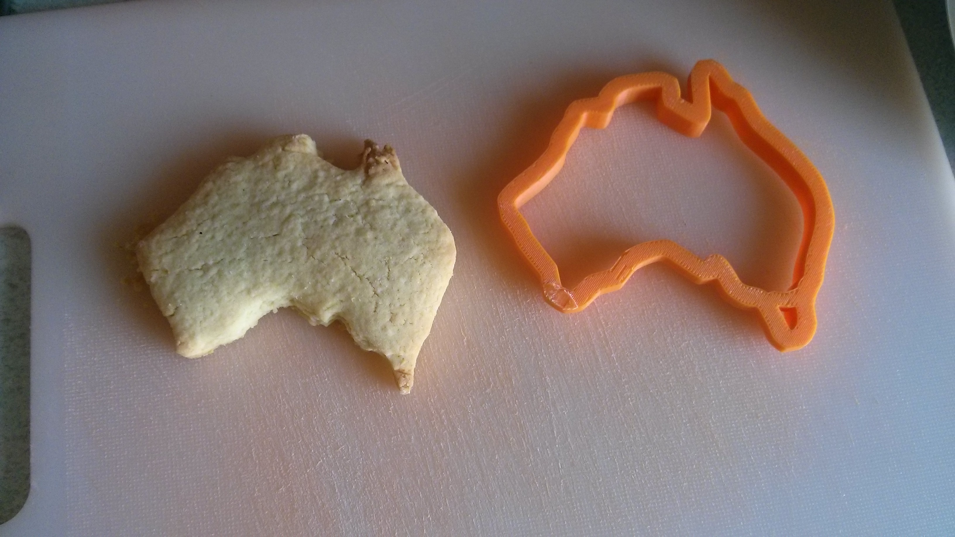 Australia map cookie/biscuit cutter