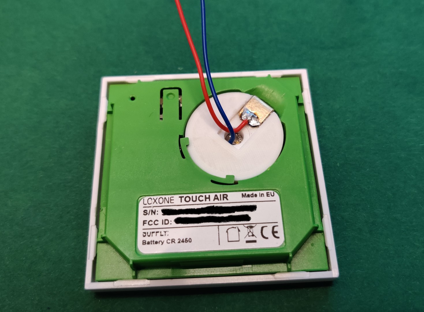 Loxone Touch Air Battery Adapter