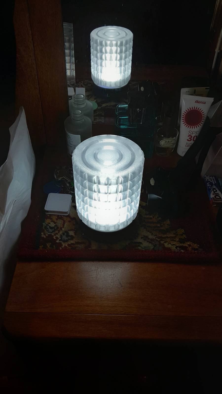 Rhythm. A bambu led kit lampshade.