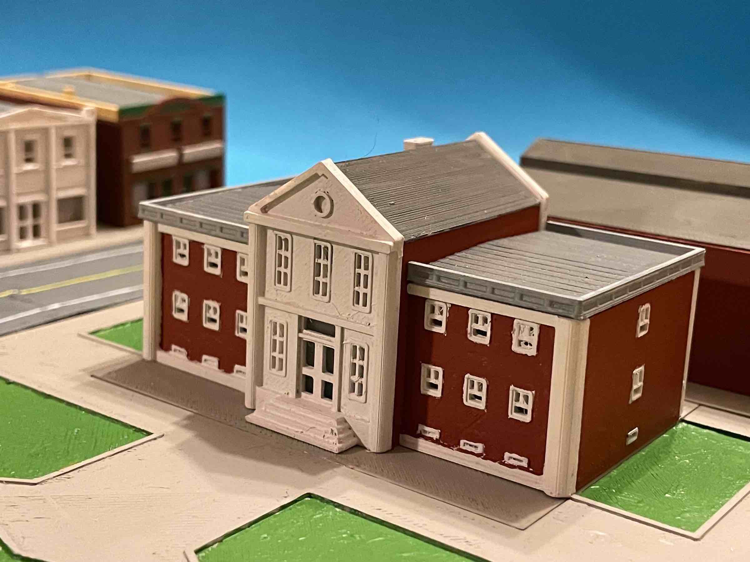 Town hall US (z-scale)