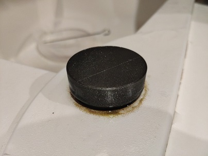 Locked button for Basket Drain
