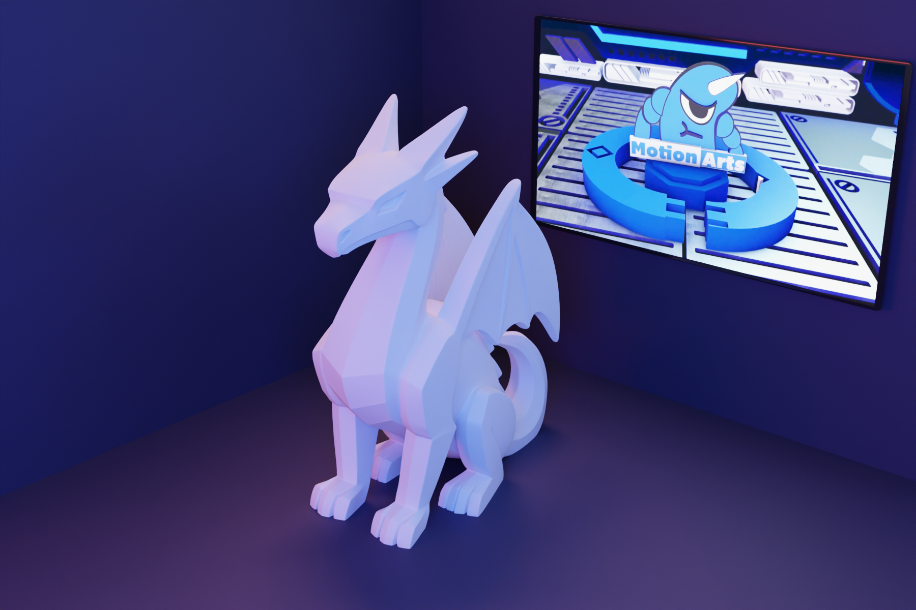 Dragão Low Poly