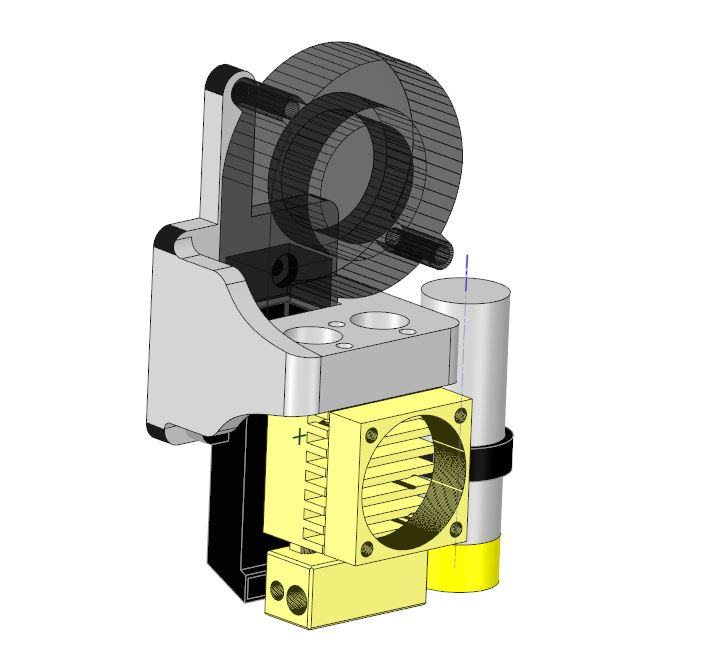 Chimera/Cyclops Hotend for HyperCube Printer