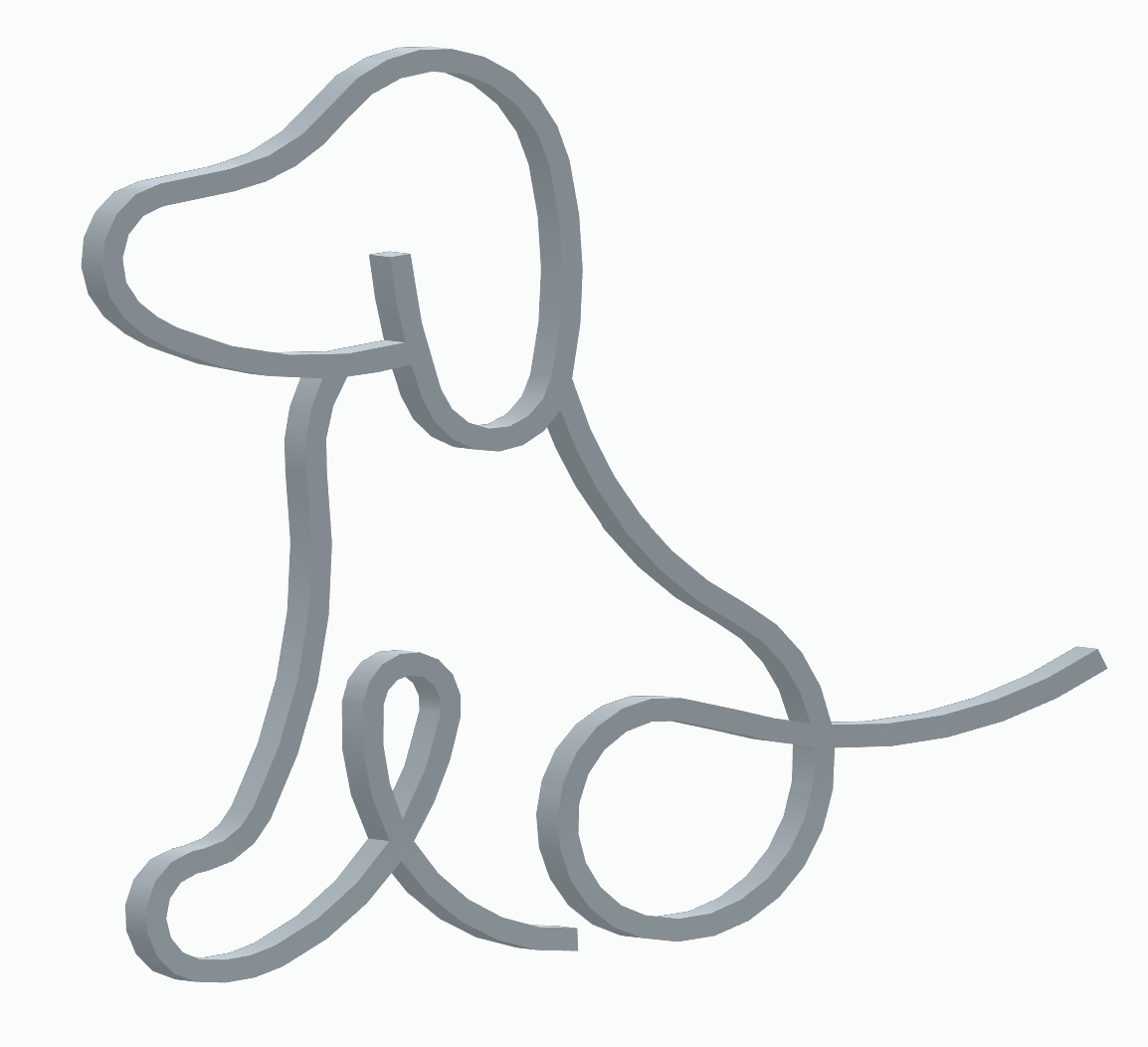 Lineart dog