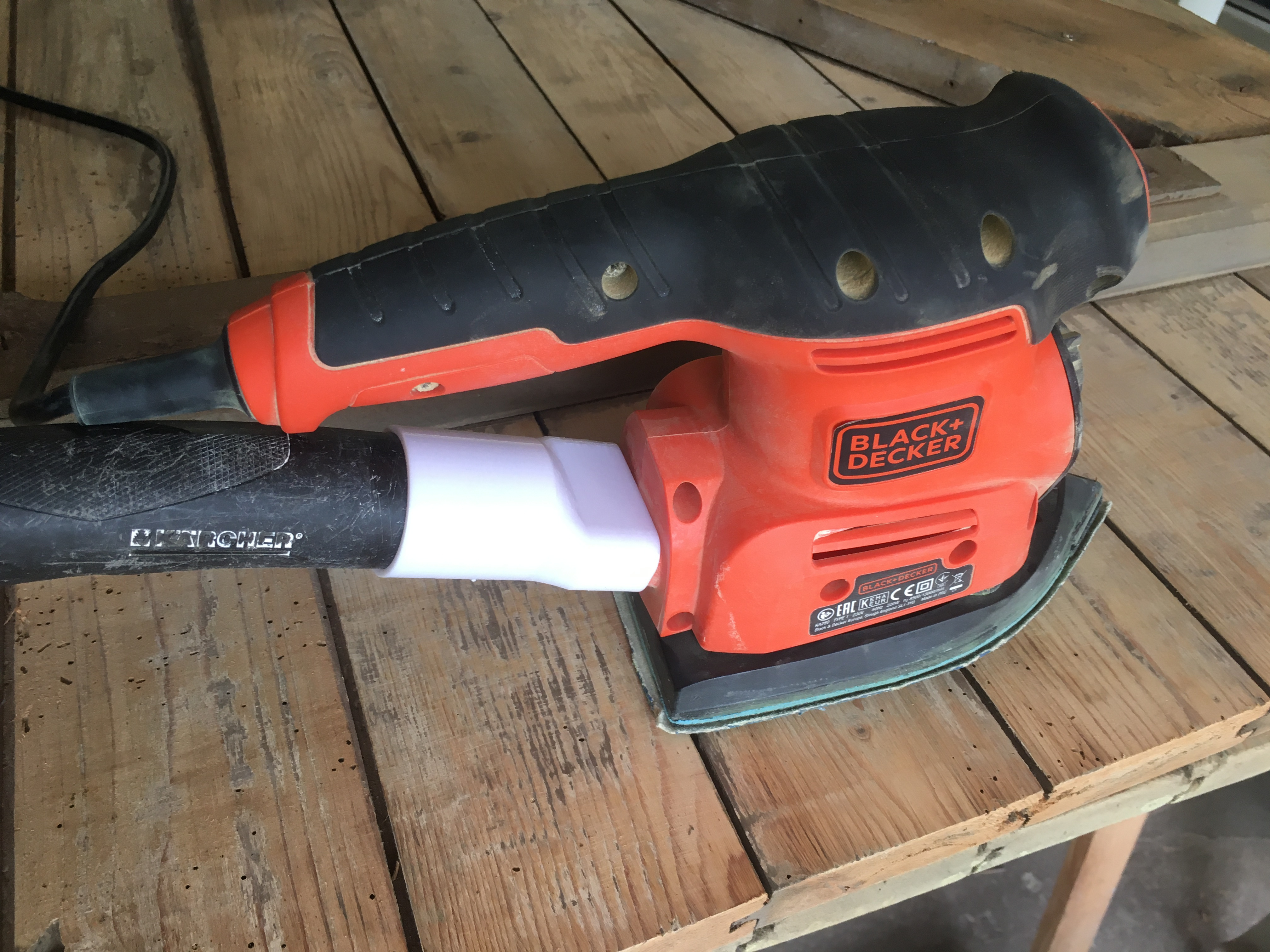 BlackDeckerKA280K Sander vacum adpatater diameter 36mm