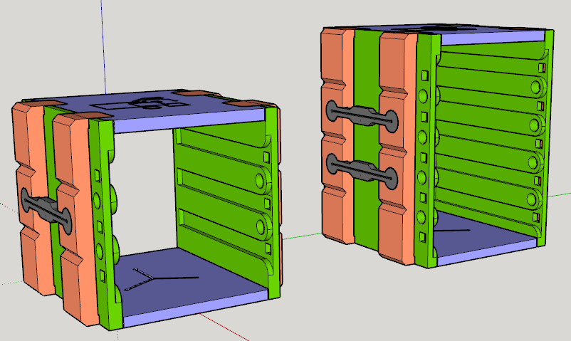 HDD Best Rack-Adapter from 5.25" to 3.5"