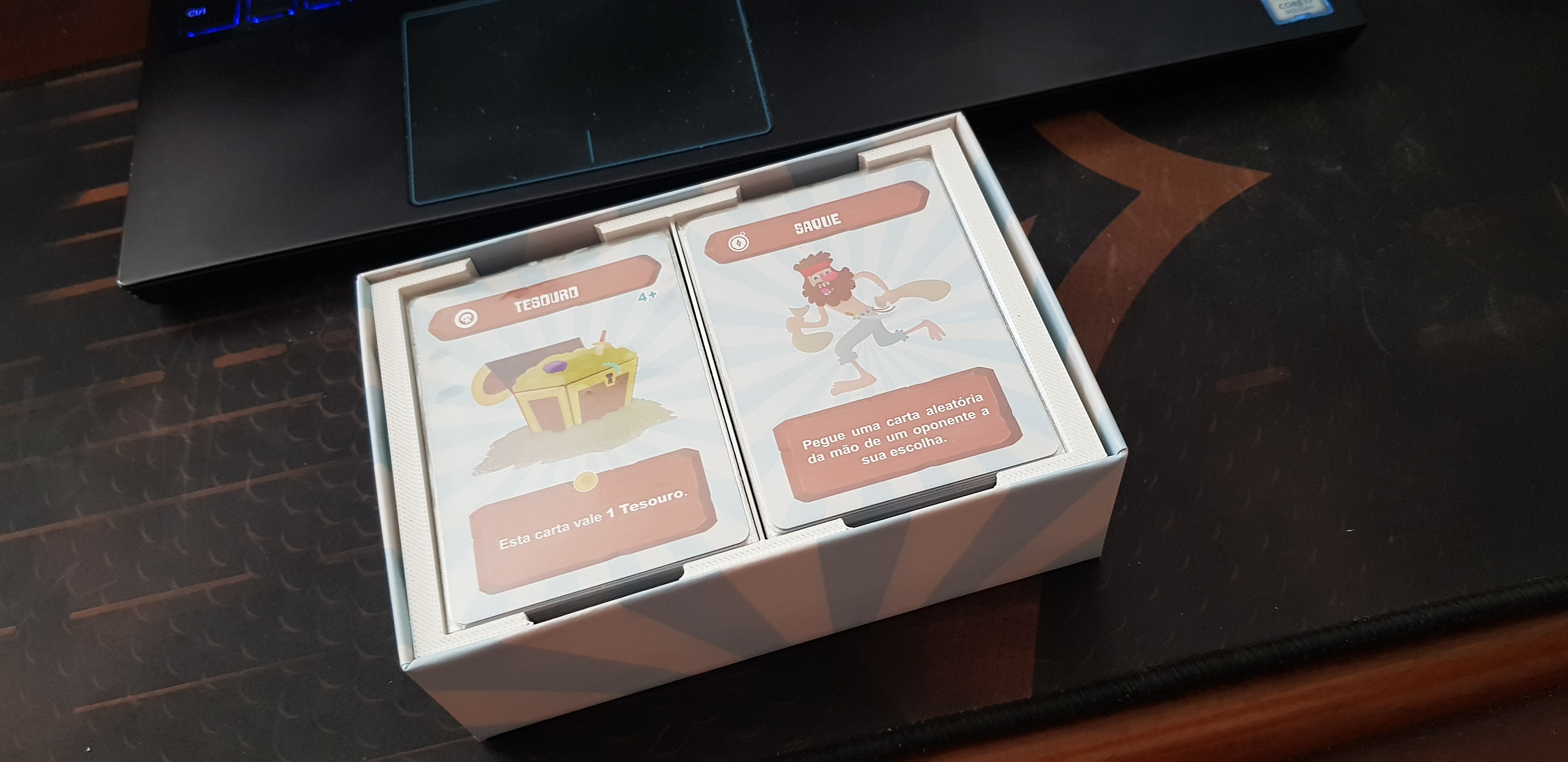 Piratas Card Game Insert