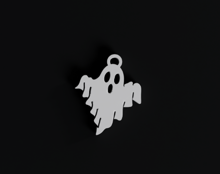 ghost Halloween keychain