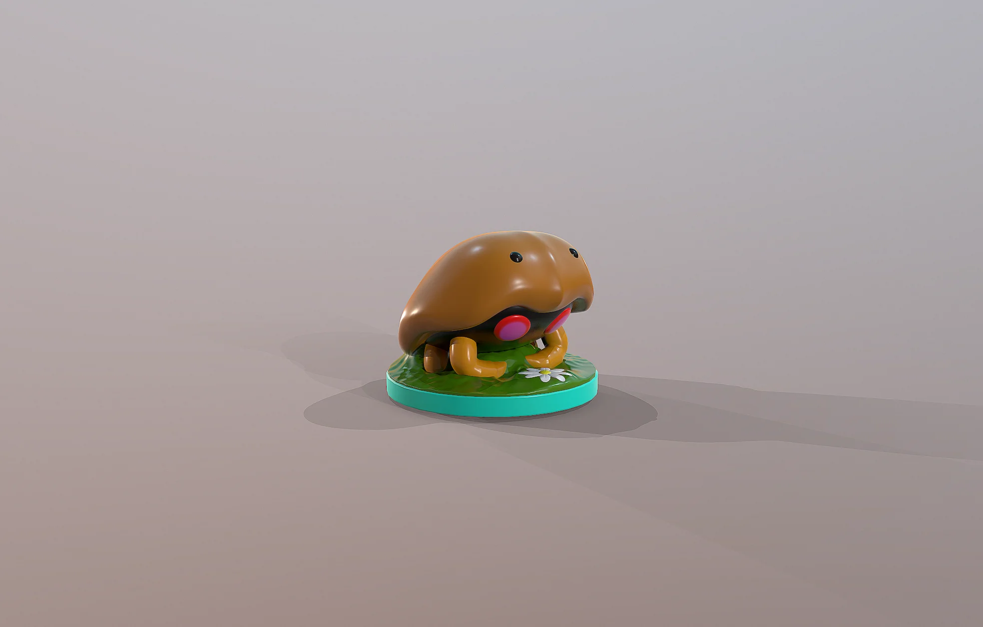 Kabuto Flower Pokemon Model