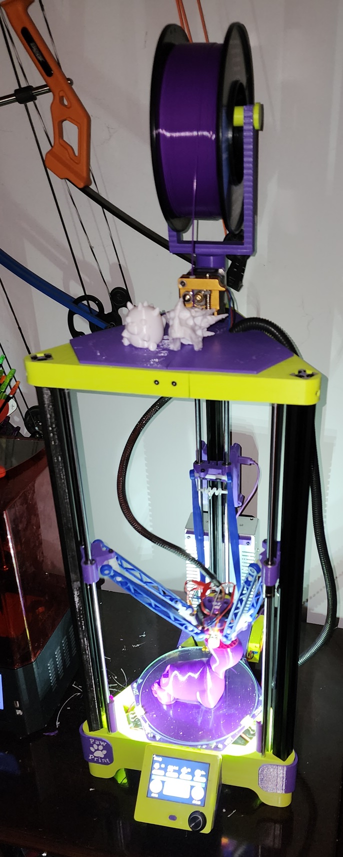 PawPrint Delta 3D printer