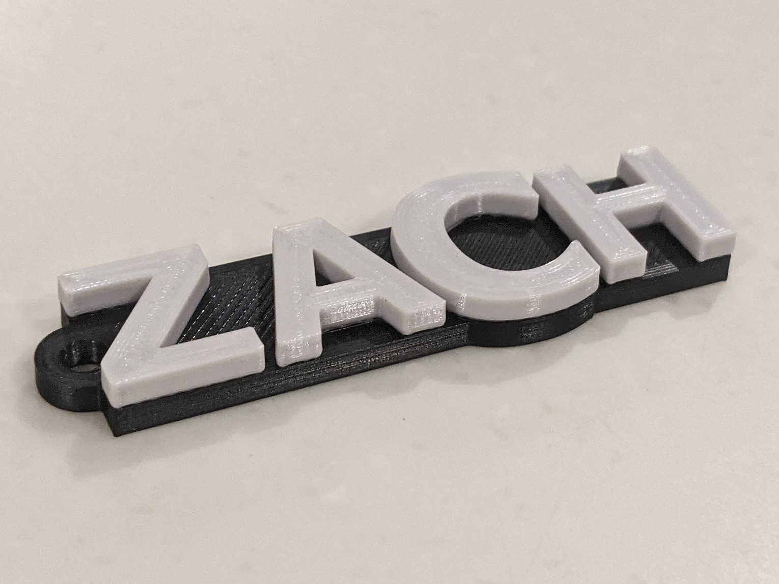ZACH keyring