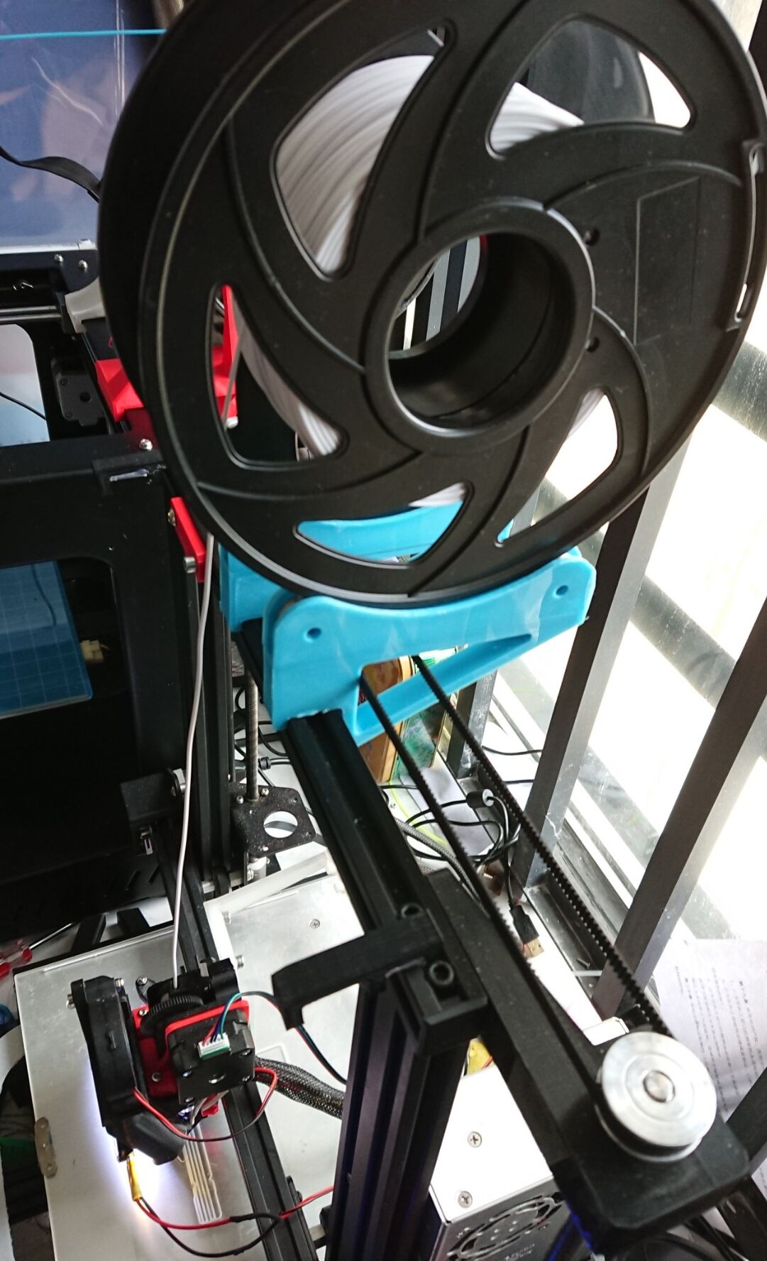 bearing spool holder on dual Z ender 3