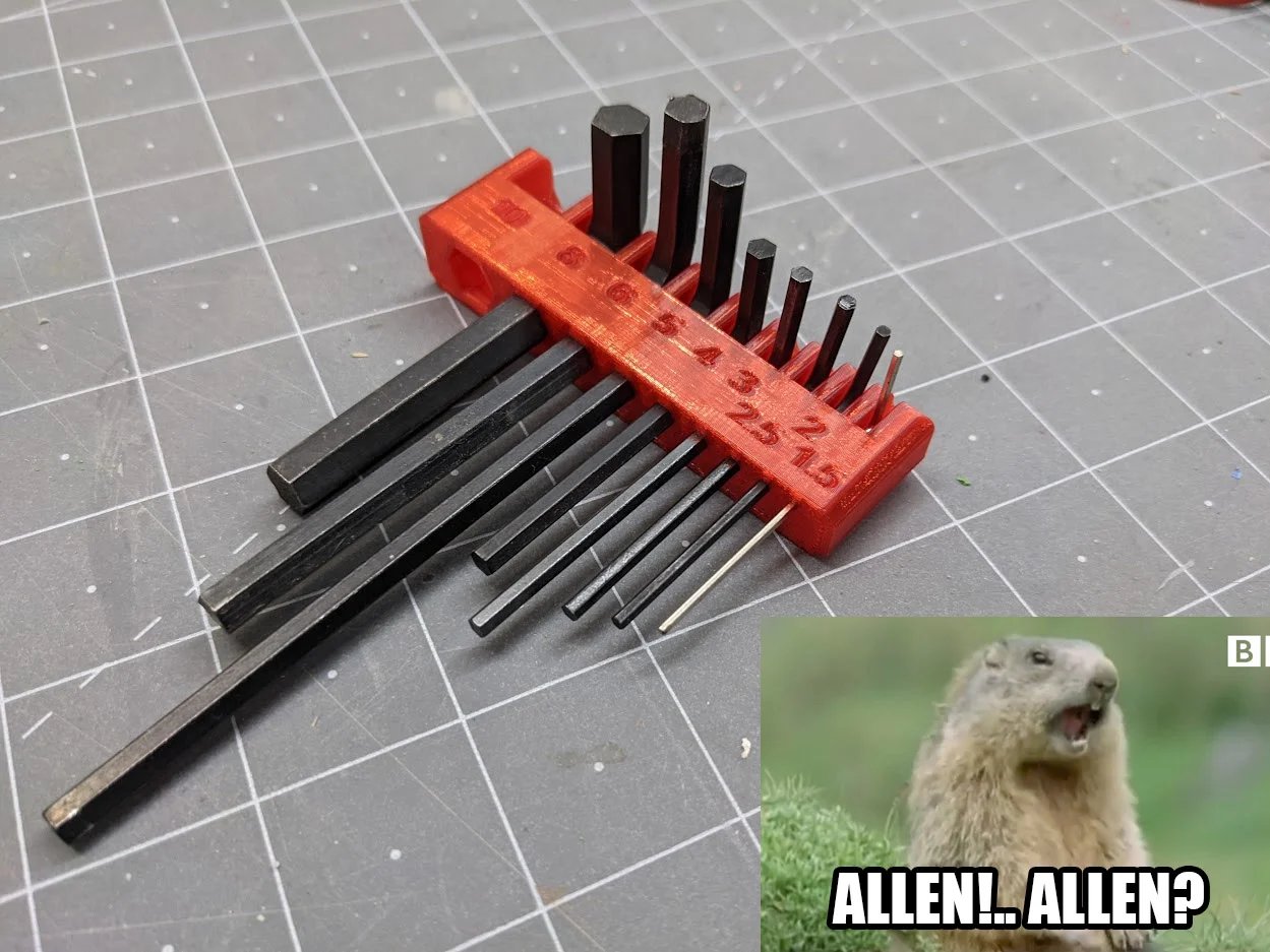 Hex Key/Allen Wrench Holder