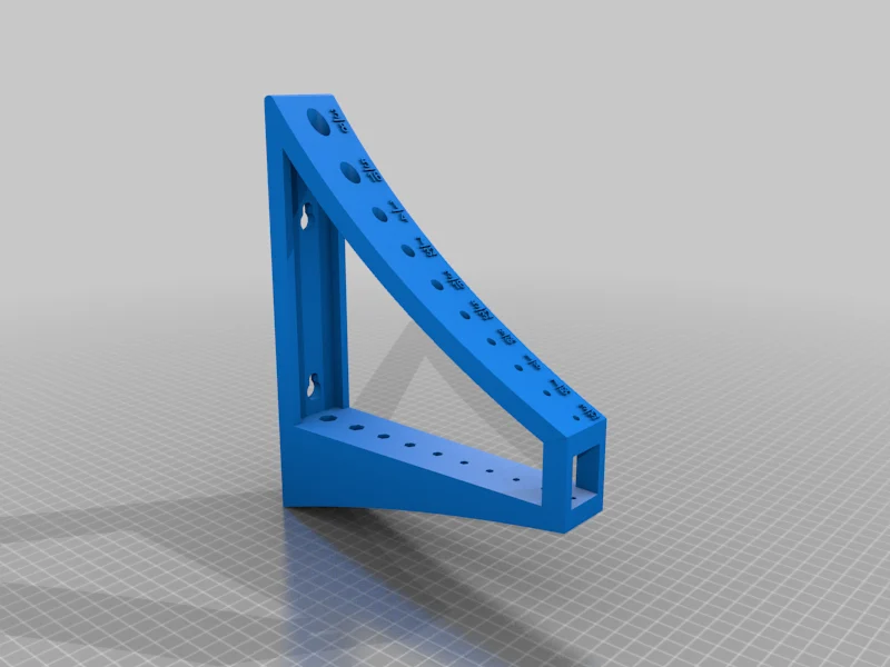 Wall mount for T-Handle Allen Keys (SAE)