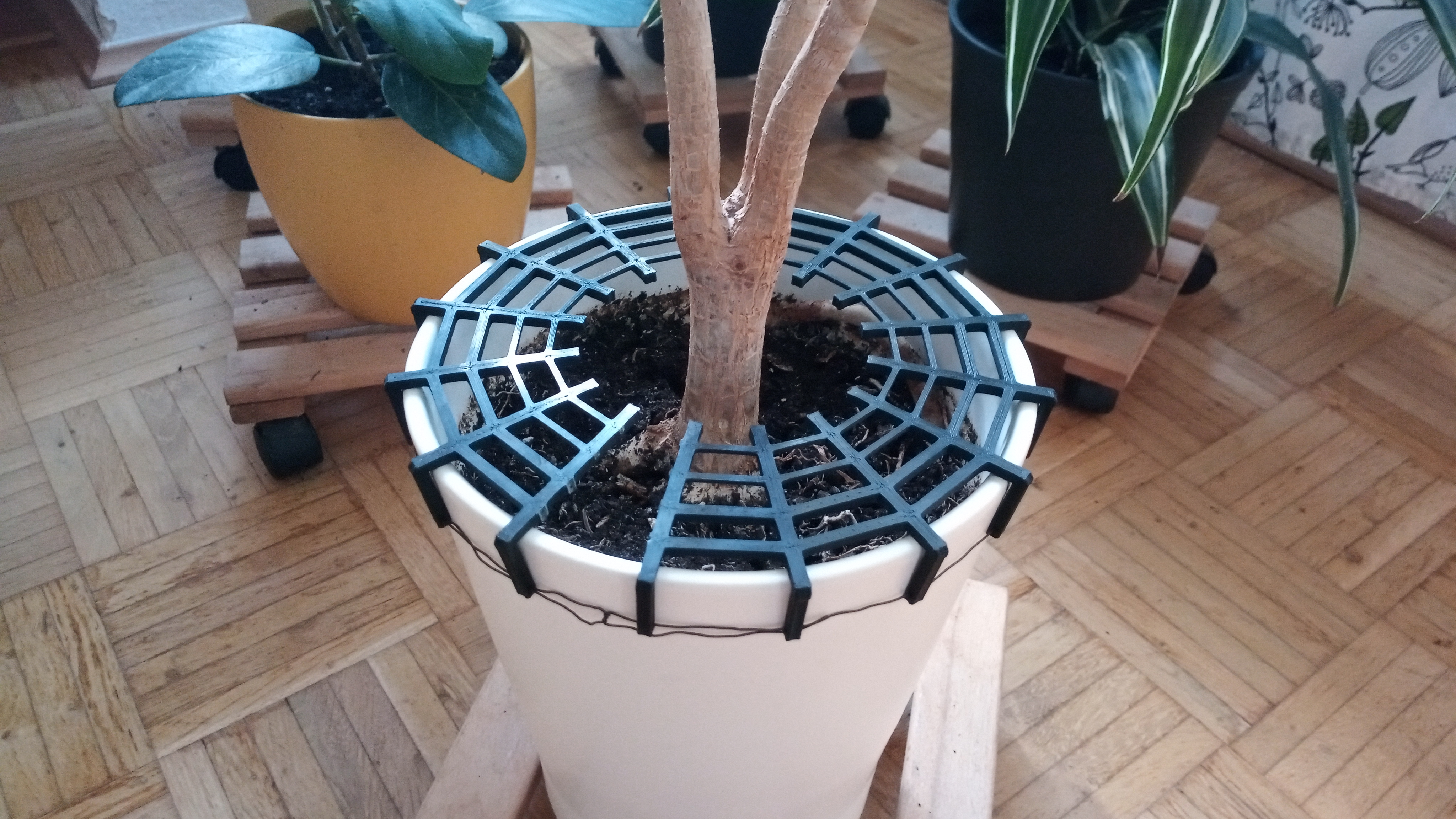 Flower pot cat protection v2.0