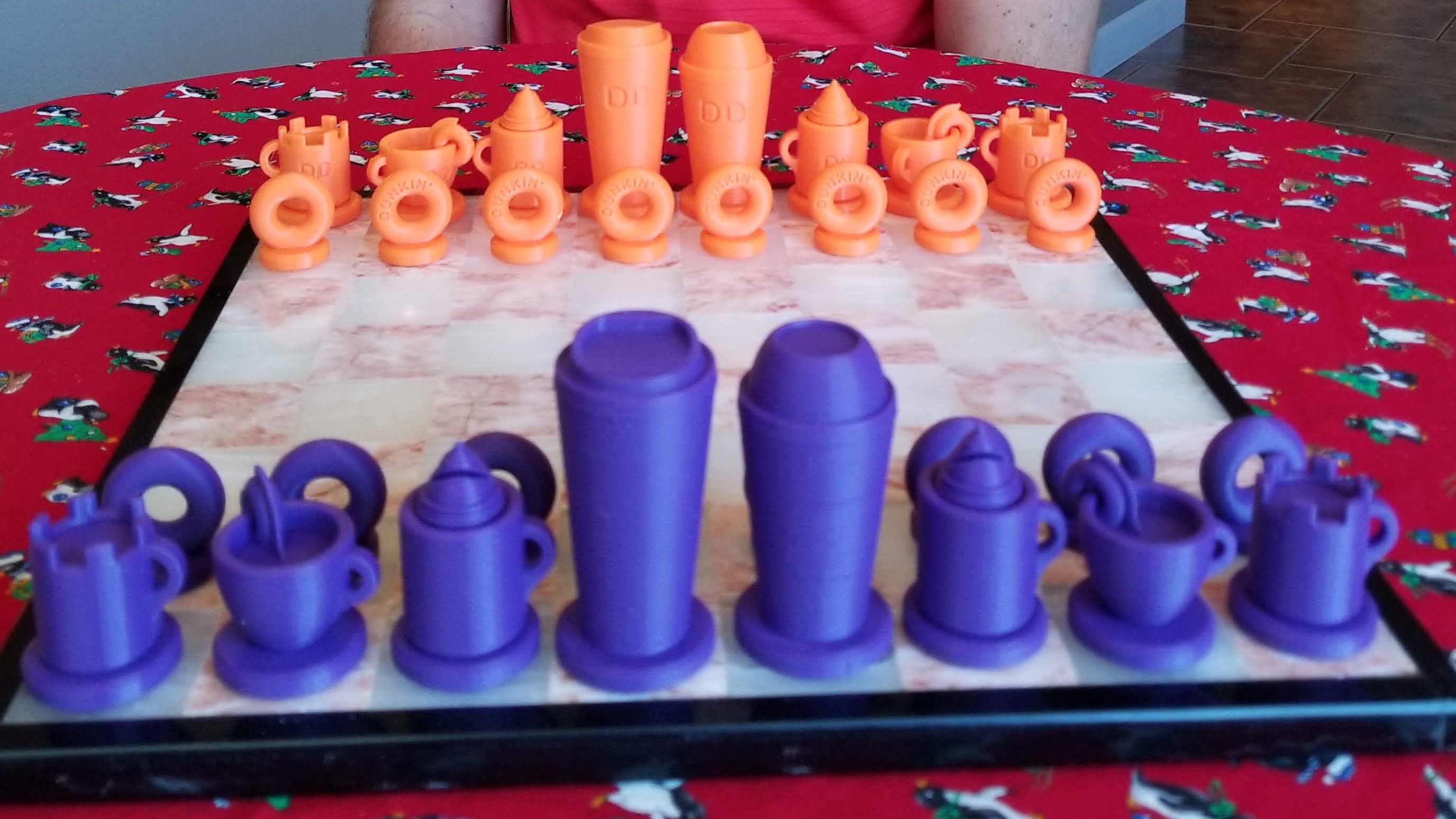 Dunkin' Chess Set