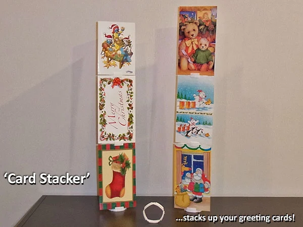 'Card Stacker'... stacks your greeting cards!