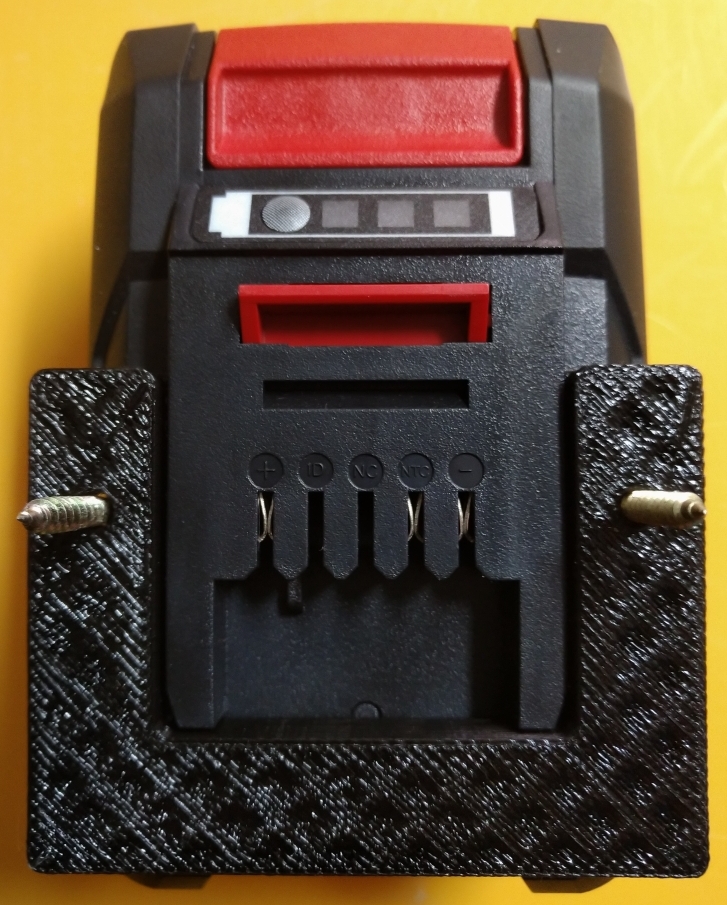 Wandhalter für / wall mount for Einhell Power X-Change Akkus / batteries