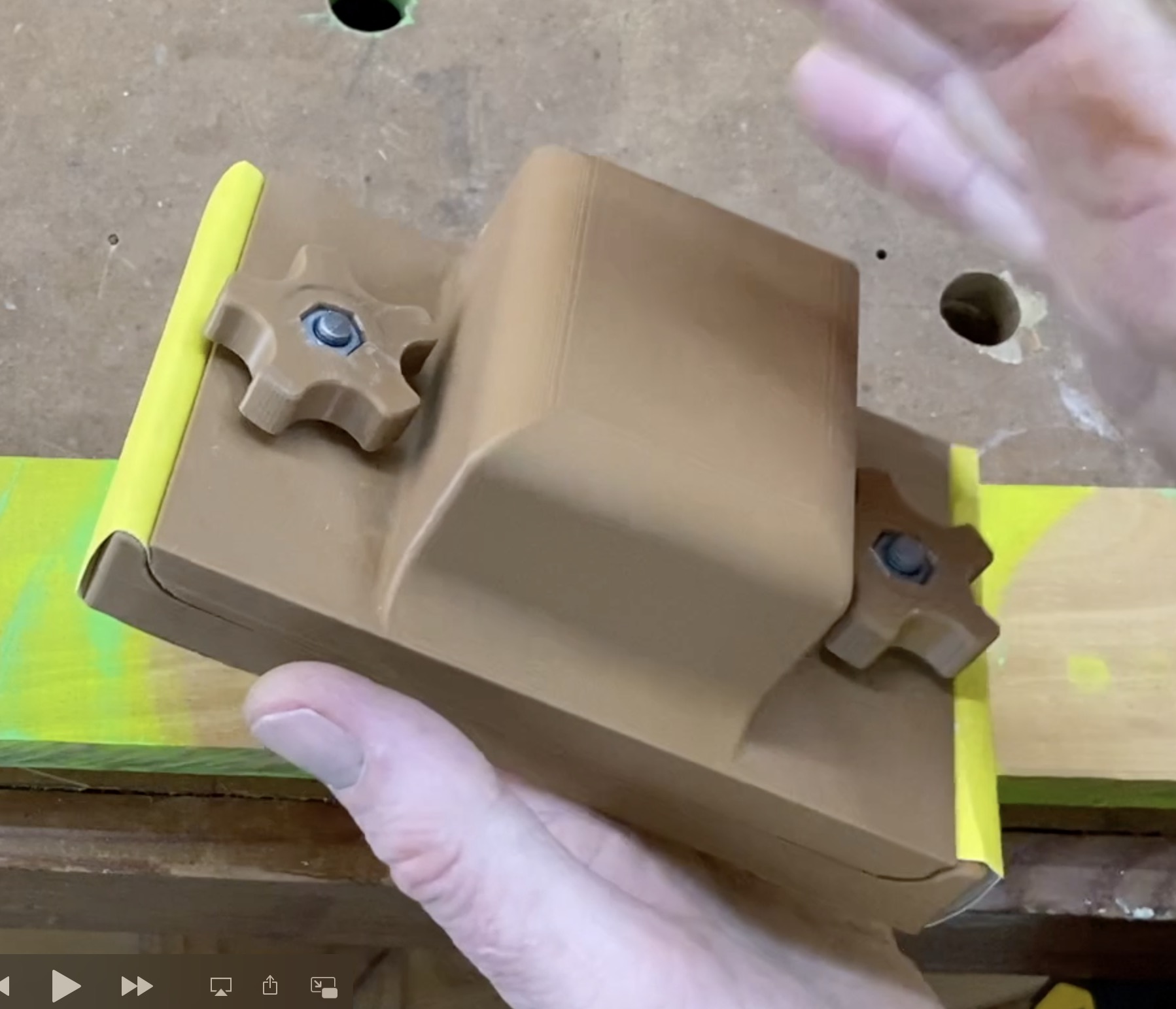 Full sized sanding blocks