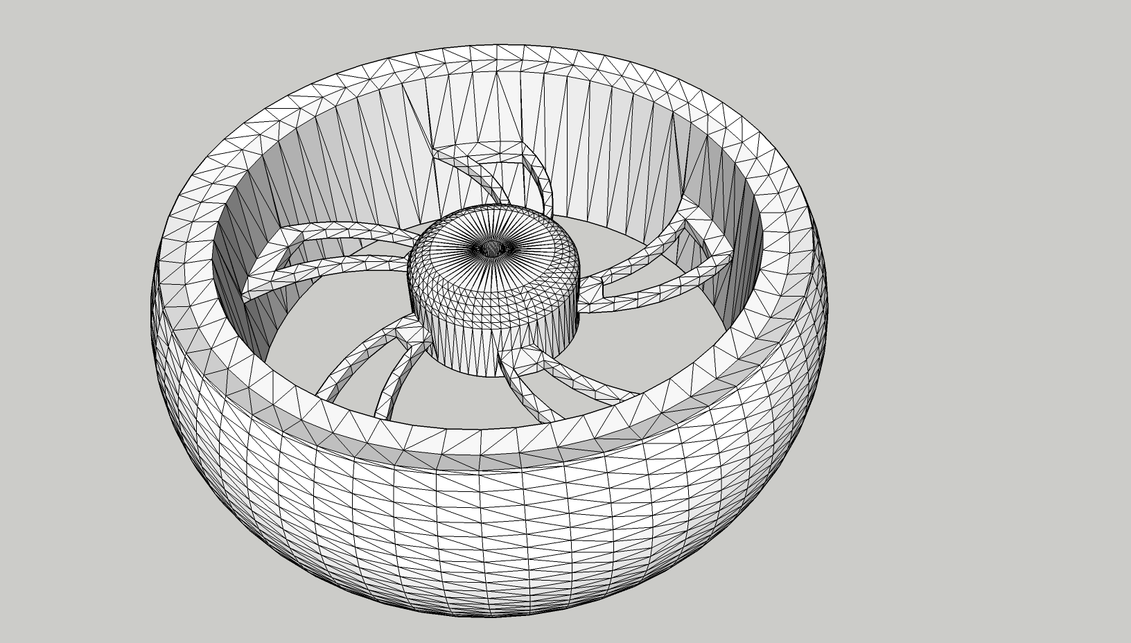Custom Motorcycle Rim and Tire