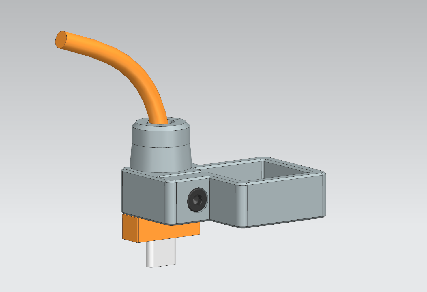 Kobra 3 print head USB cable retainer