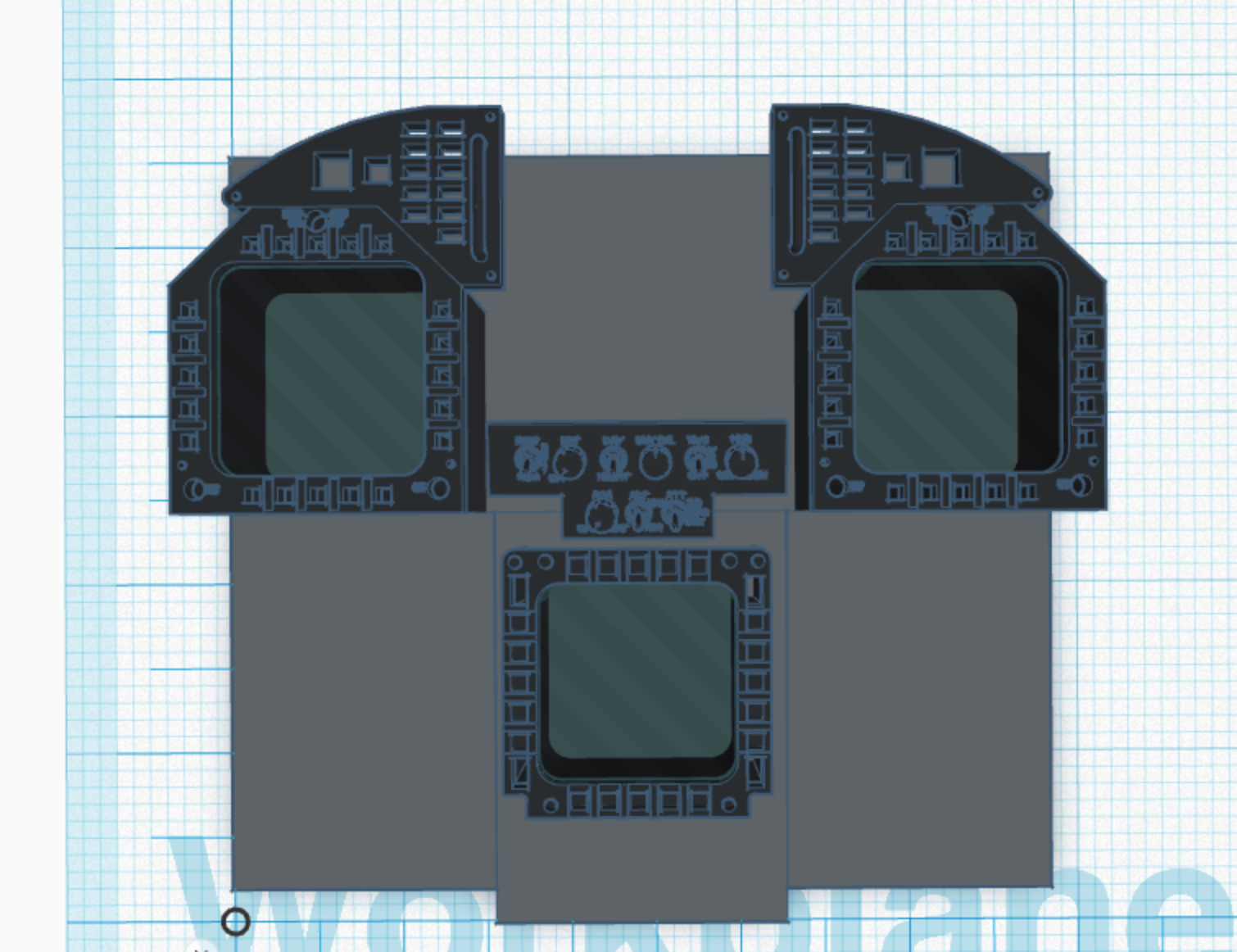 F18C Hornet Main Instrument Panel WIP