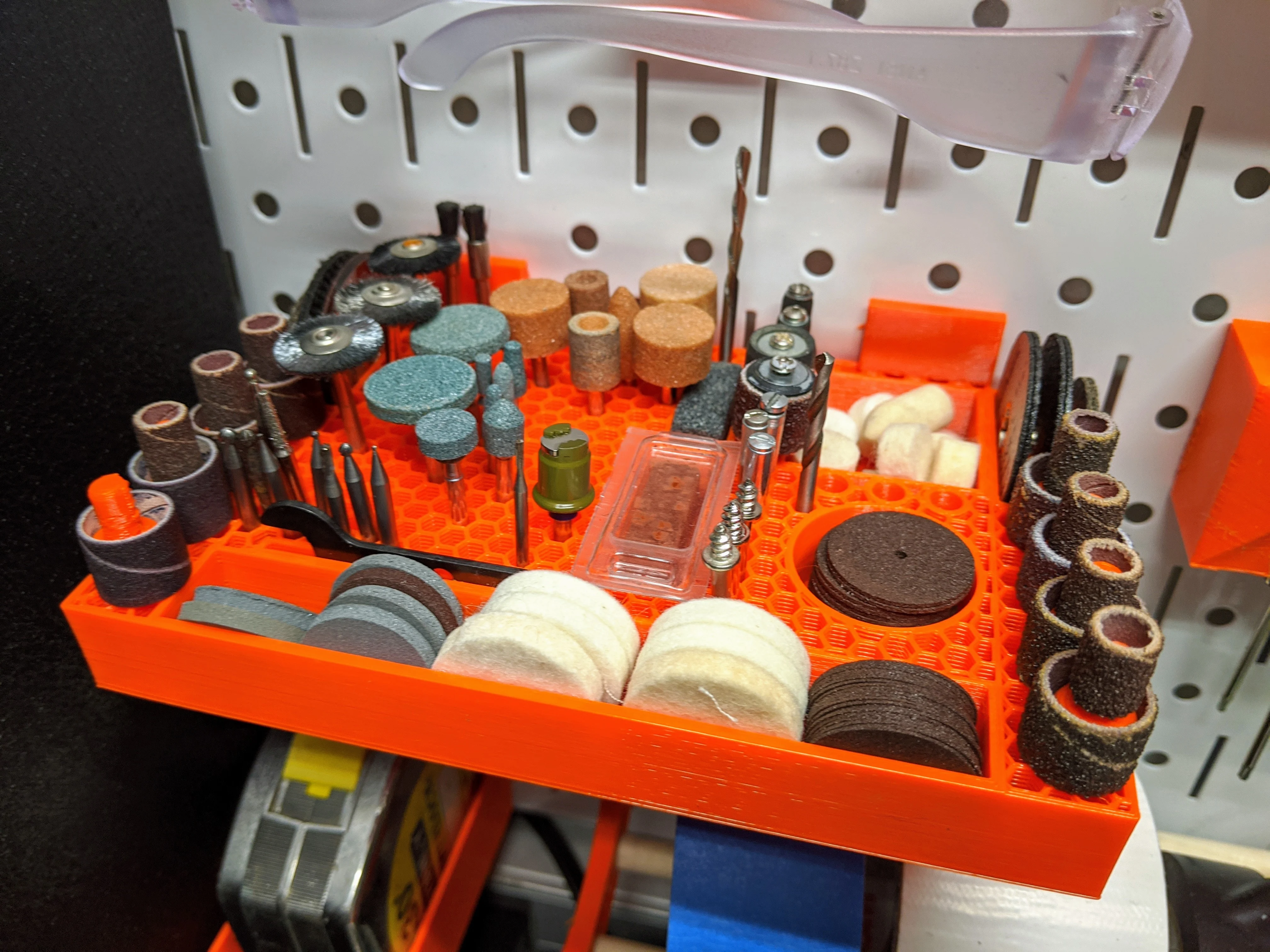 Wall Control - Dremel bit holder mashup