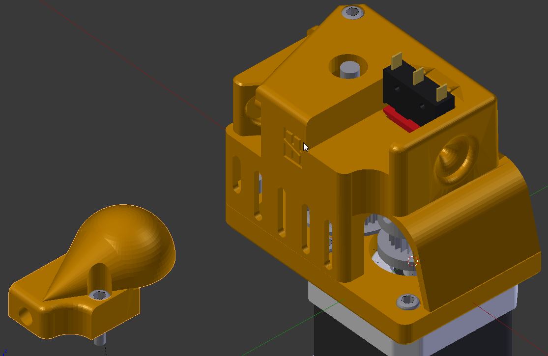 Extrudeur Déporté 2x + Micro Switch