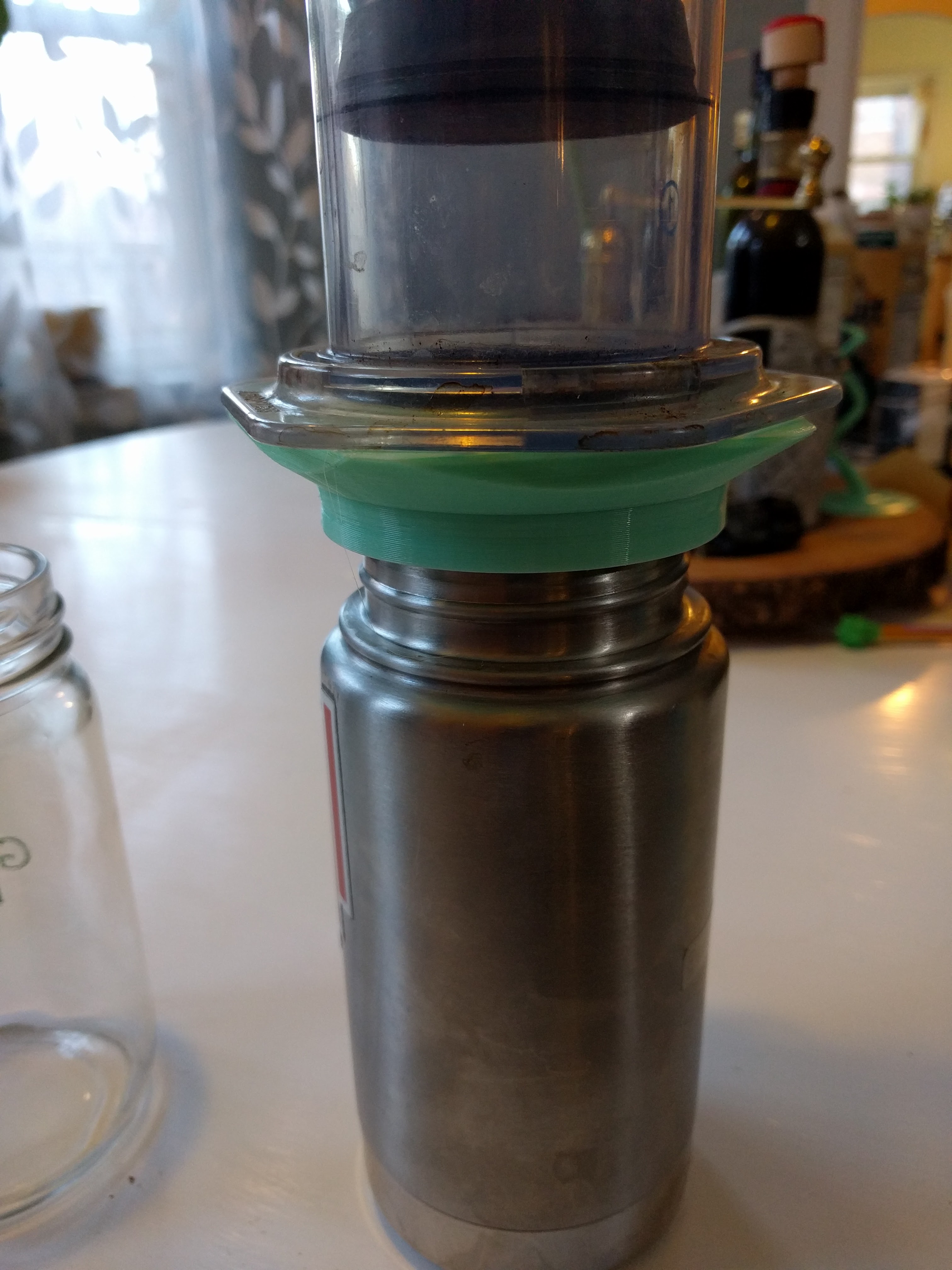 Aeropress to Klean Kanteen / Mason Jar adapter