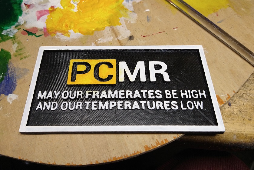 PC Master Race (PC MR) Sign/Logo