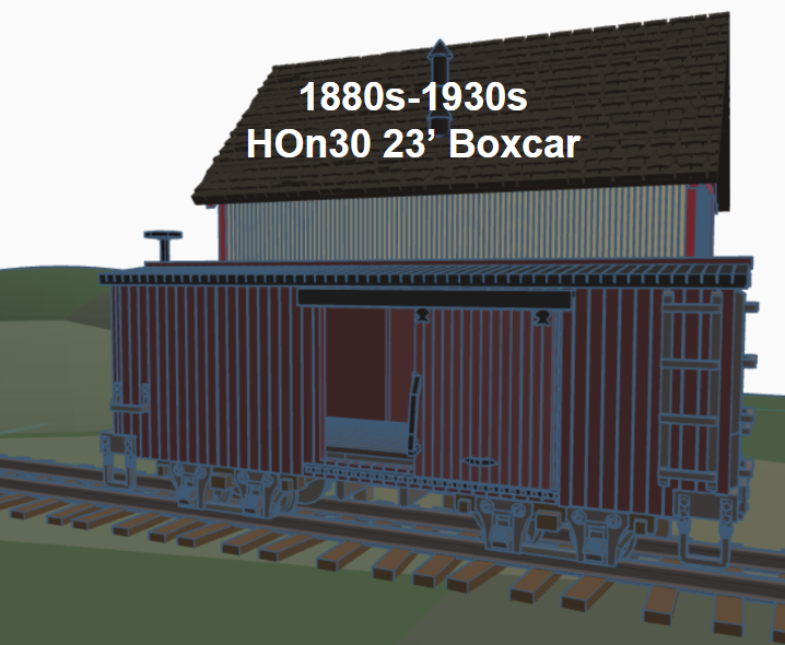 23' Boxcar (HOn30)