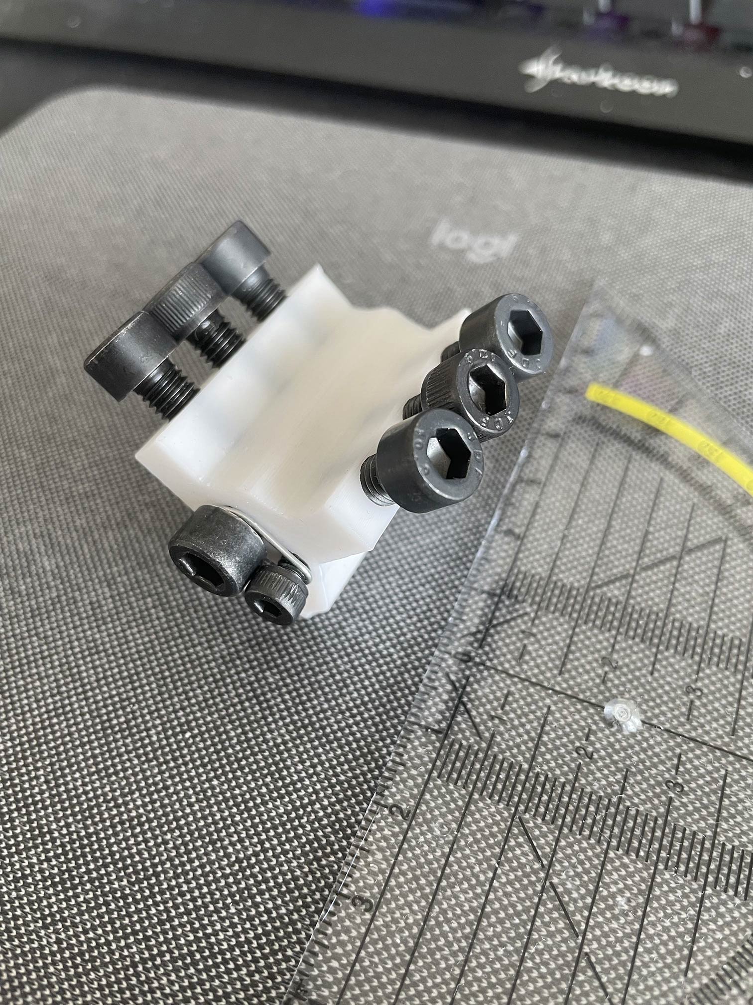 Miniature V6 Engine With Screws