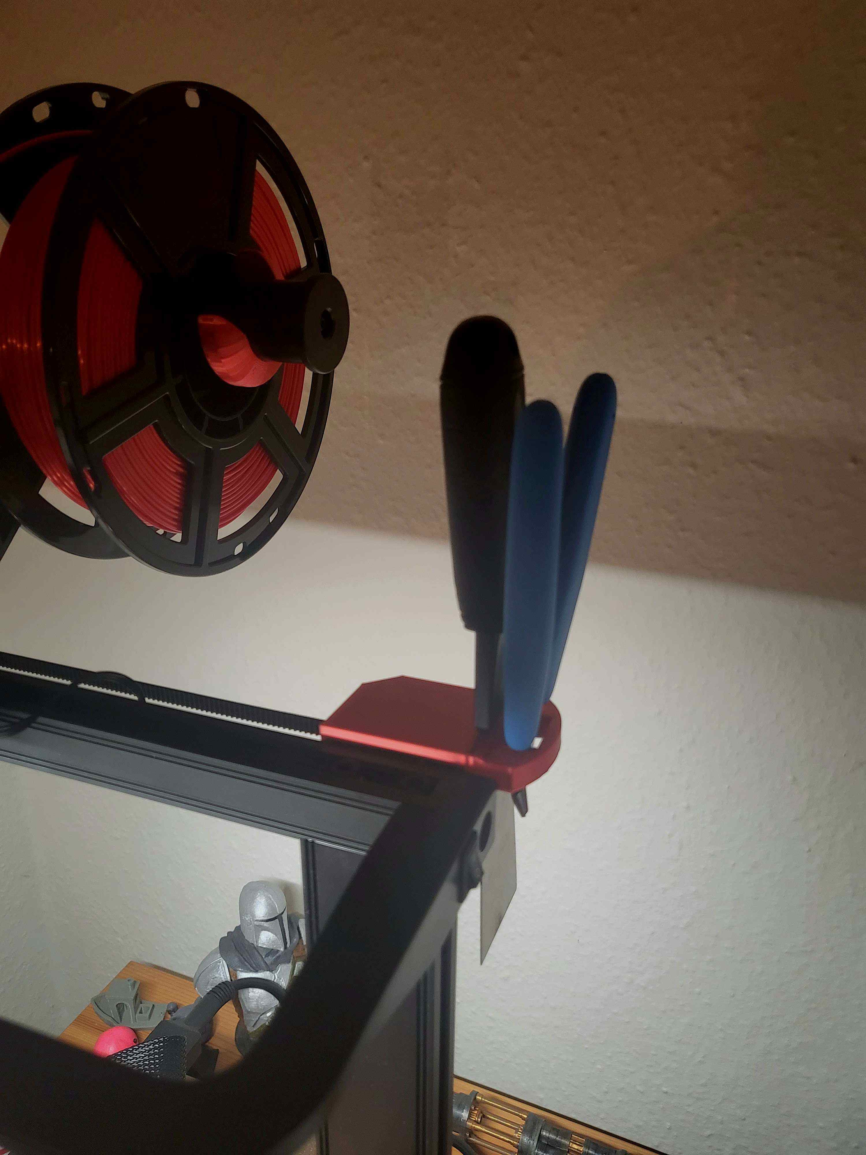 Scraper & Cutter Holder for Ender 3 S1/S1 Pro