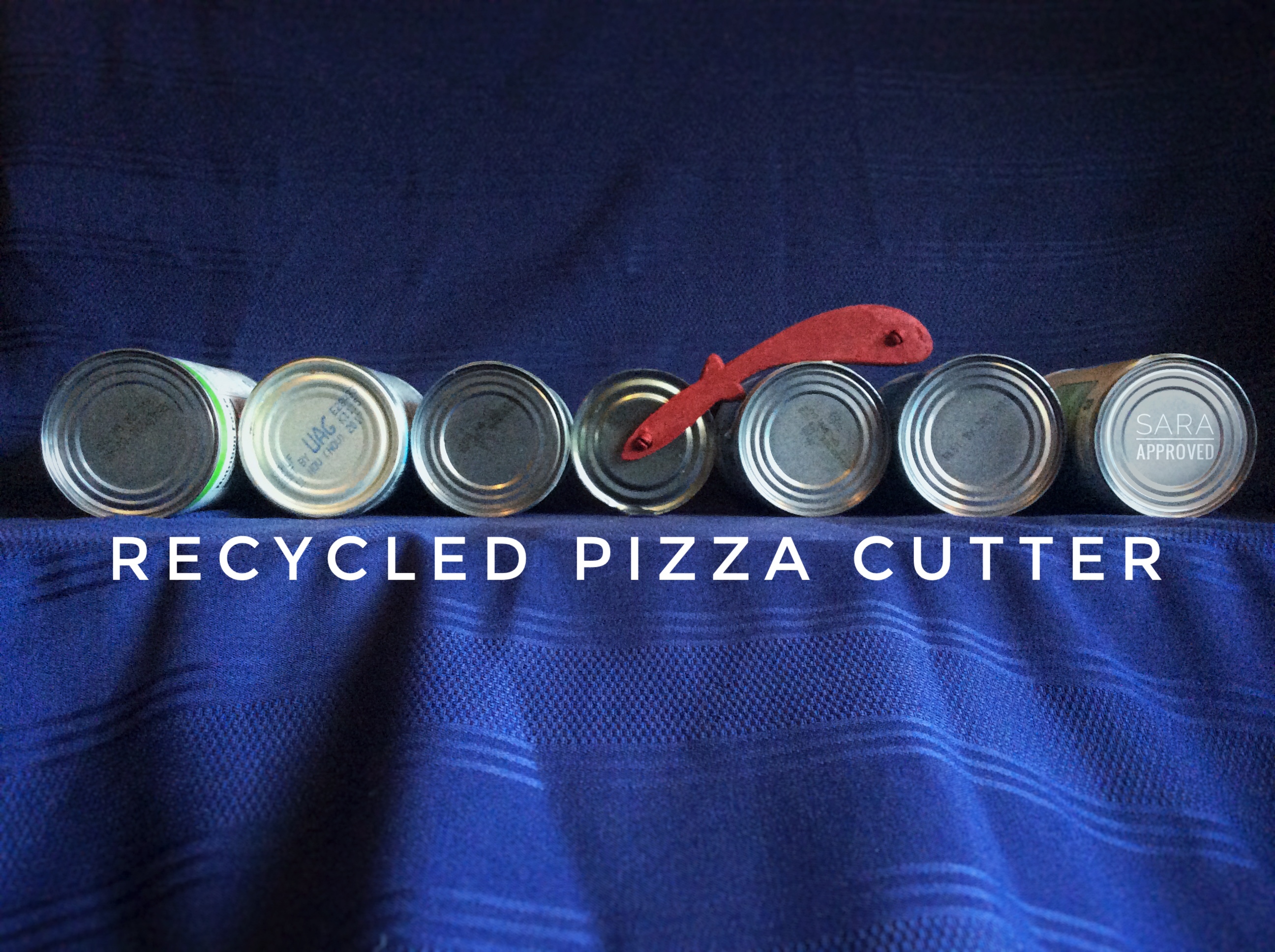 Recycled pizza cutter