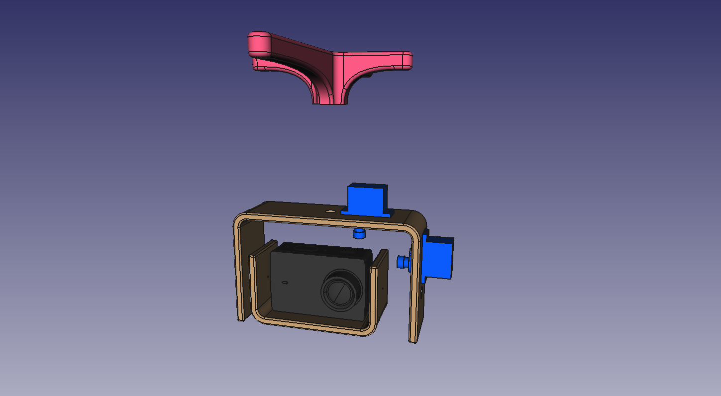 Kite aerial photography picavet rig for YI 4K+
