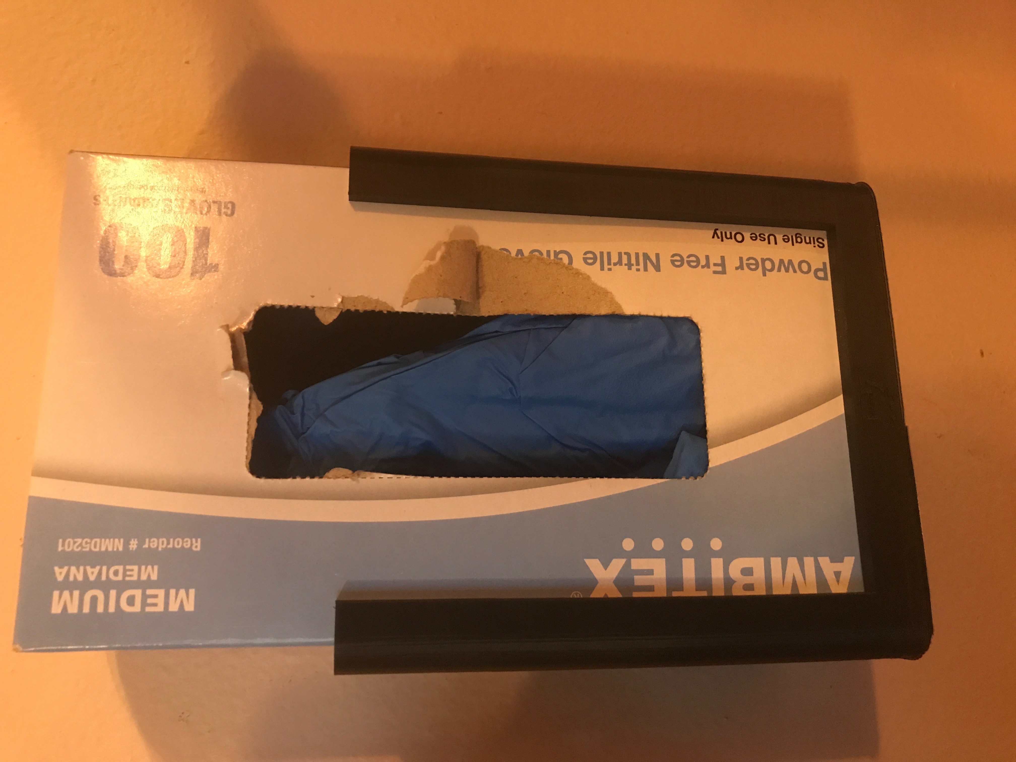 Nitrile Glove Box Wall Hanger