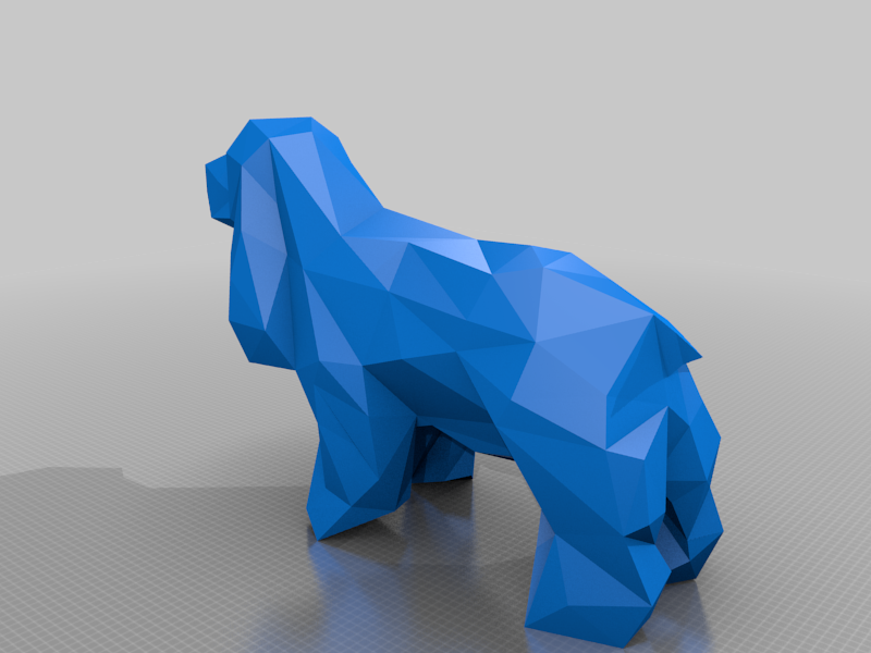 Cocker Spaniel Low Poly