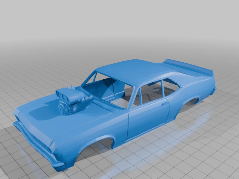 1/25 blown 1968 chevy nova ss