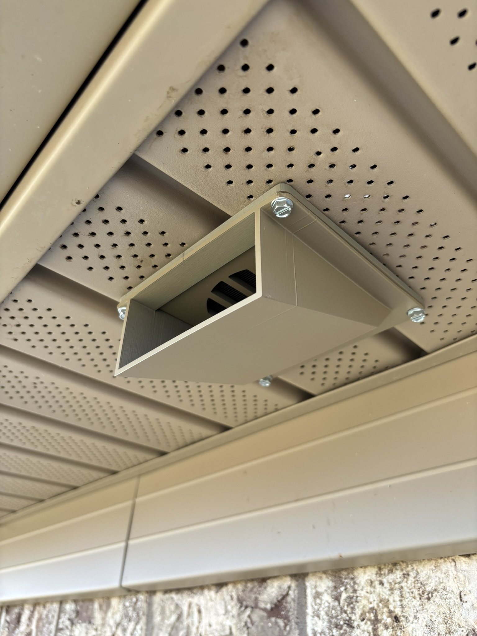 Soffit Vent Cap for Extractor Fans - 4" Hose