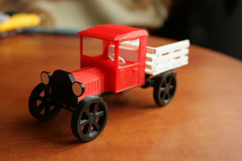 Old flatbed truck
