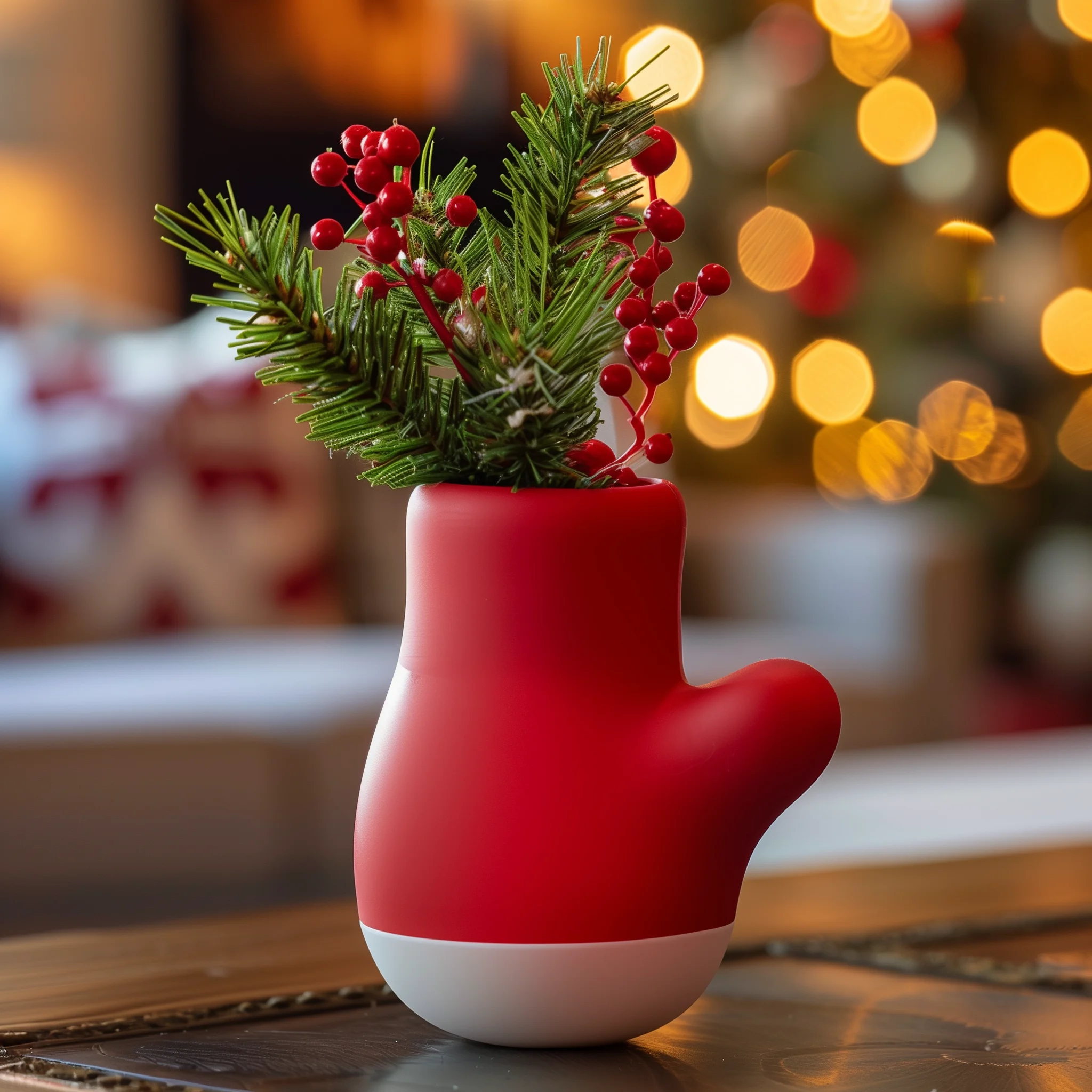 Cozy Mitten Vase