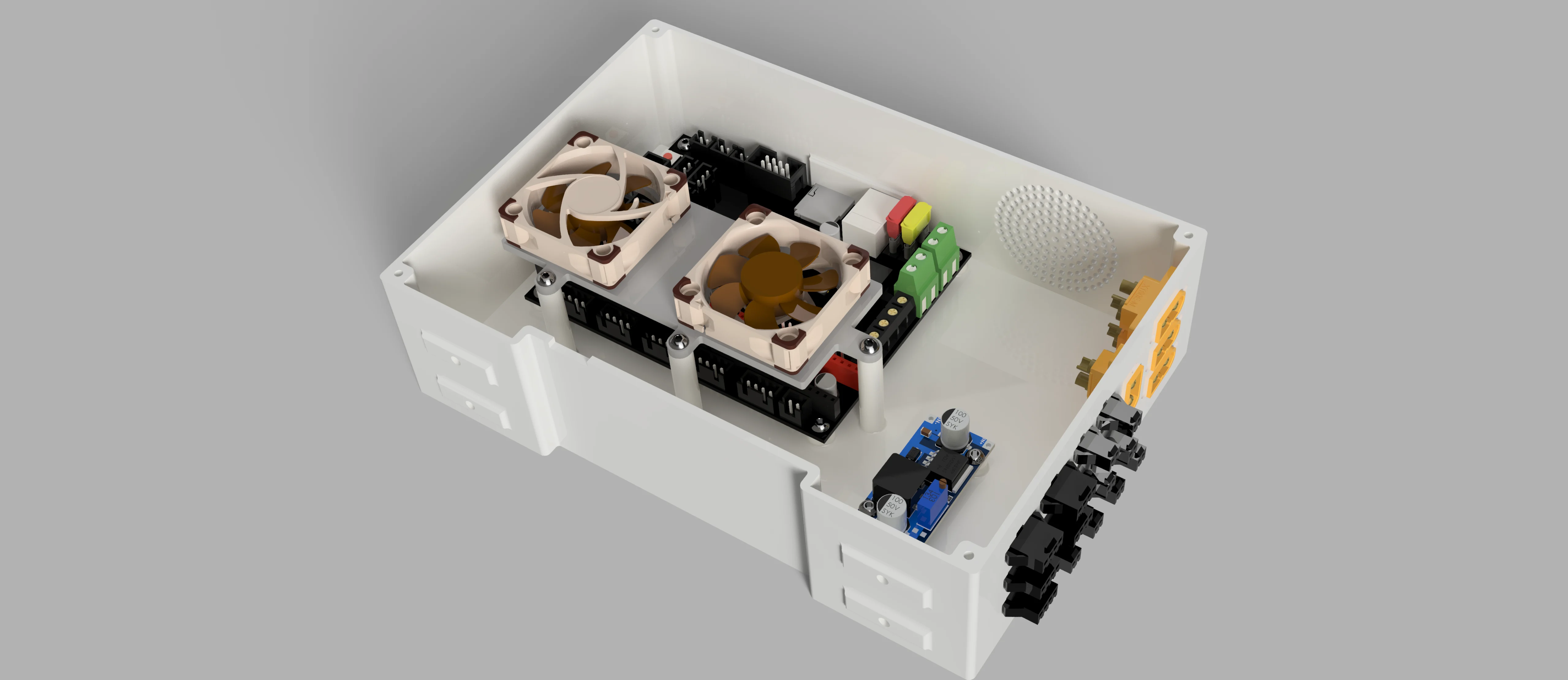 Universal SKR Sidebox with optional Raspberry Pi and touchscreen