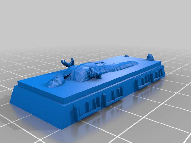 Han in carbonite: Star Wars Shatterpoint