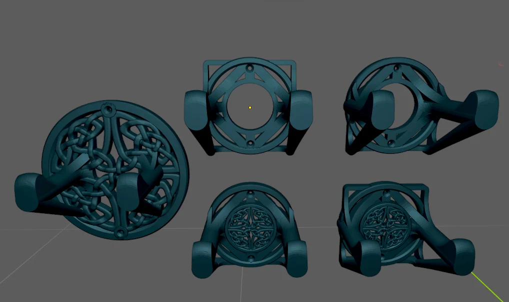 Celtic Knot Guitar Wall Hanger (reinforced)