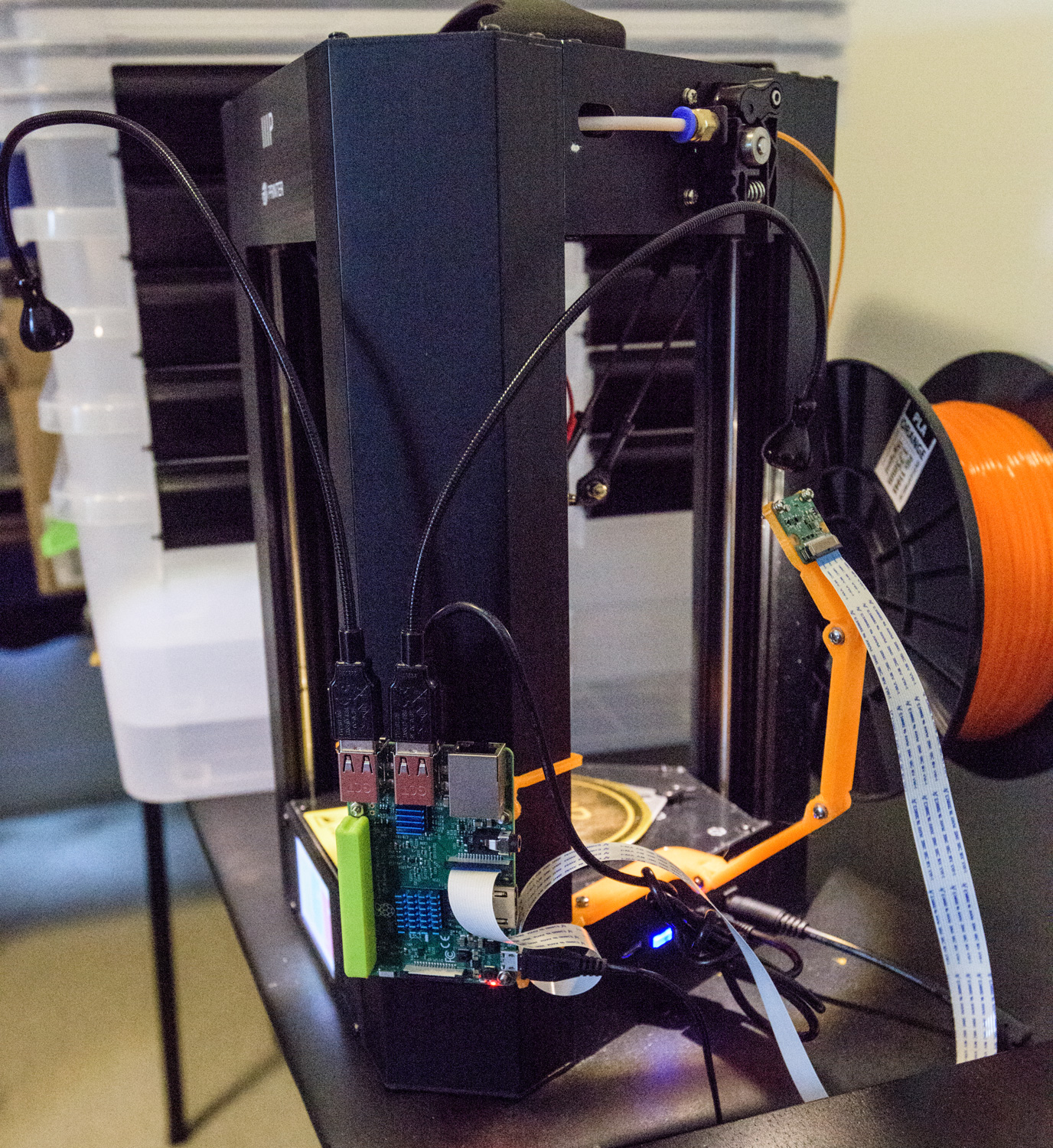 Raspberry Pi + Camera Setup for Monoprice MP Mini Delta