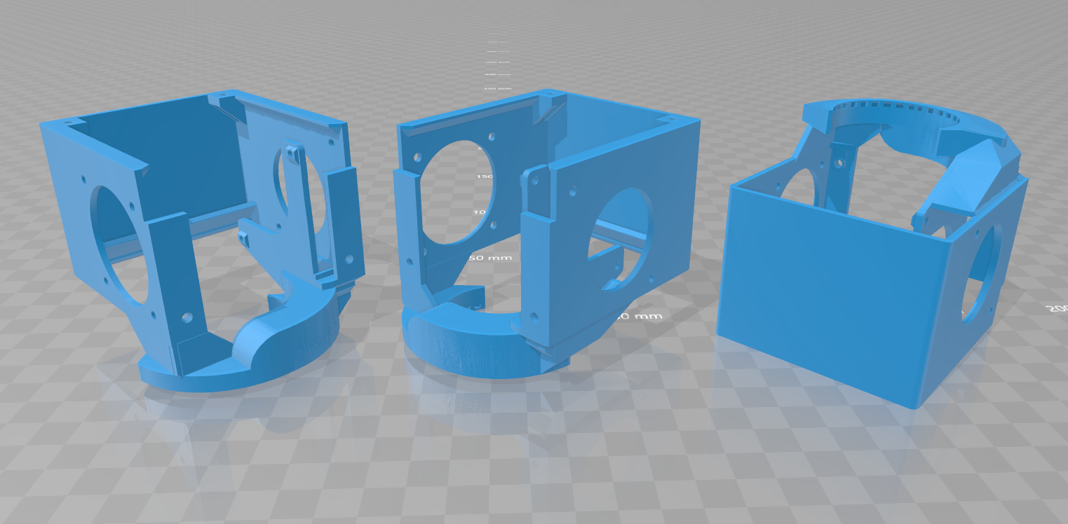 Anycubic Mega-S Hotend LED Cover Fan Duct Half-Circle