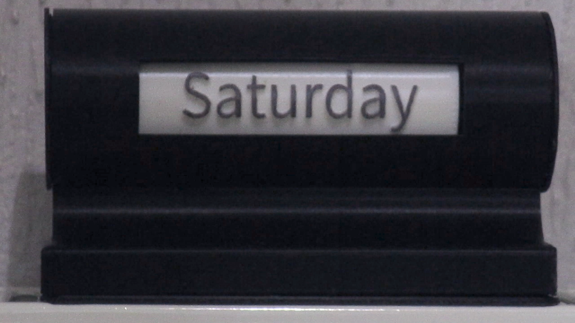 Day of the Week Clock