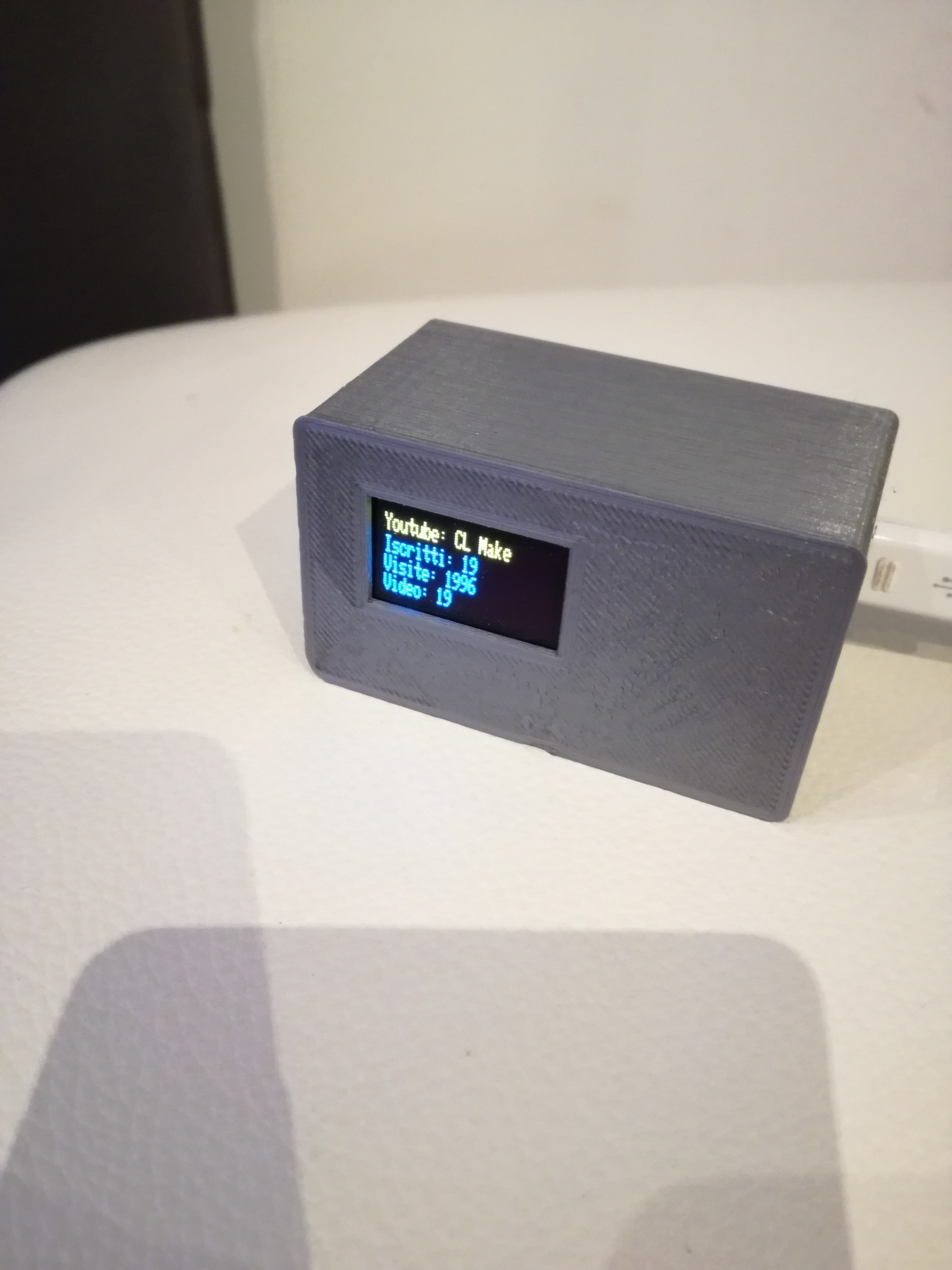 Wireless Weather/Youtube clock
