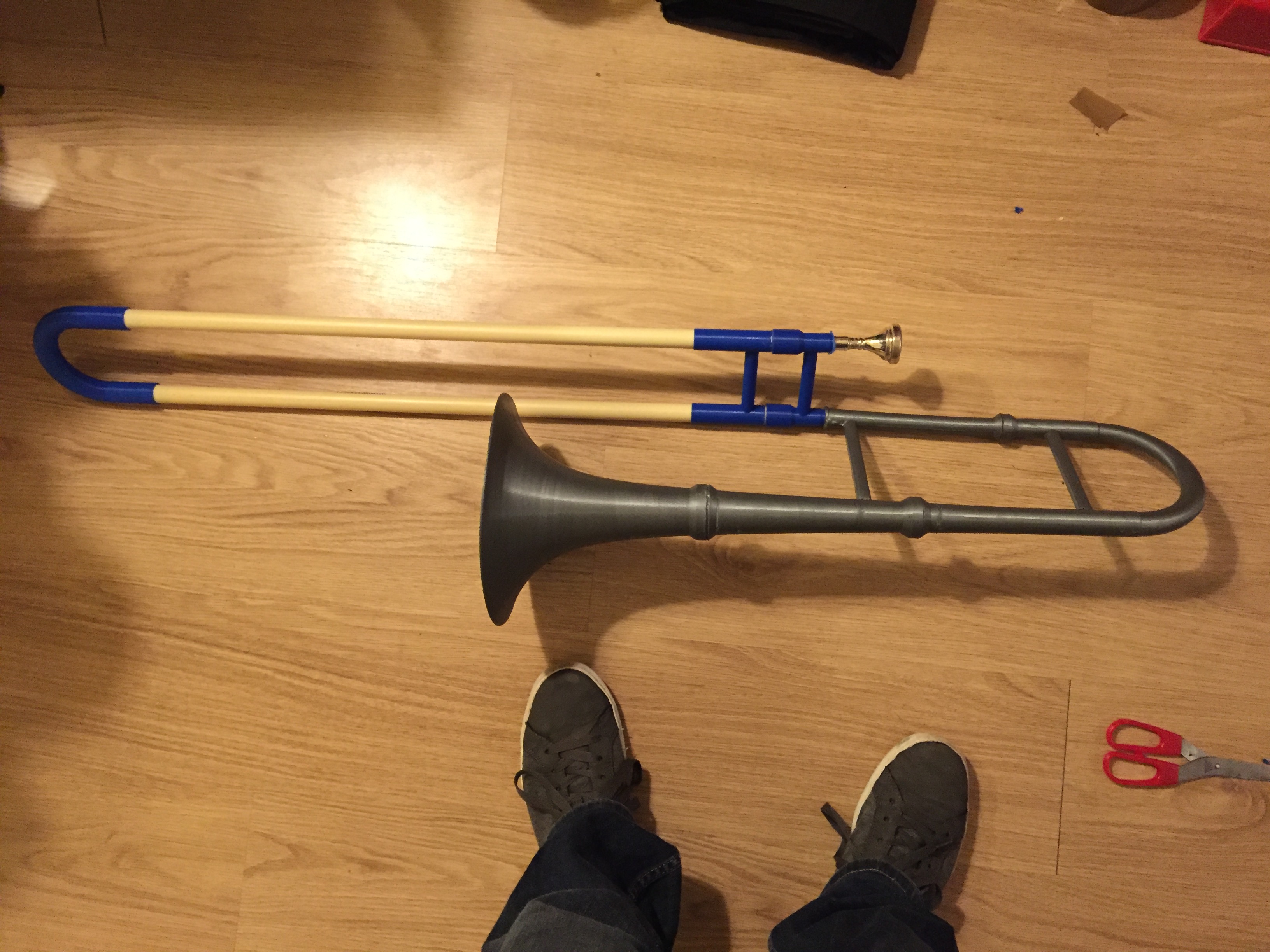The PrintBone: a fully printable playable trombone