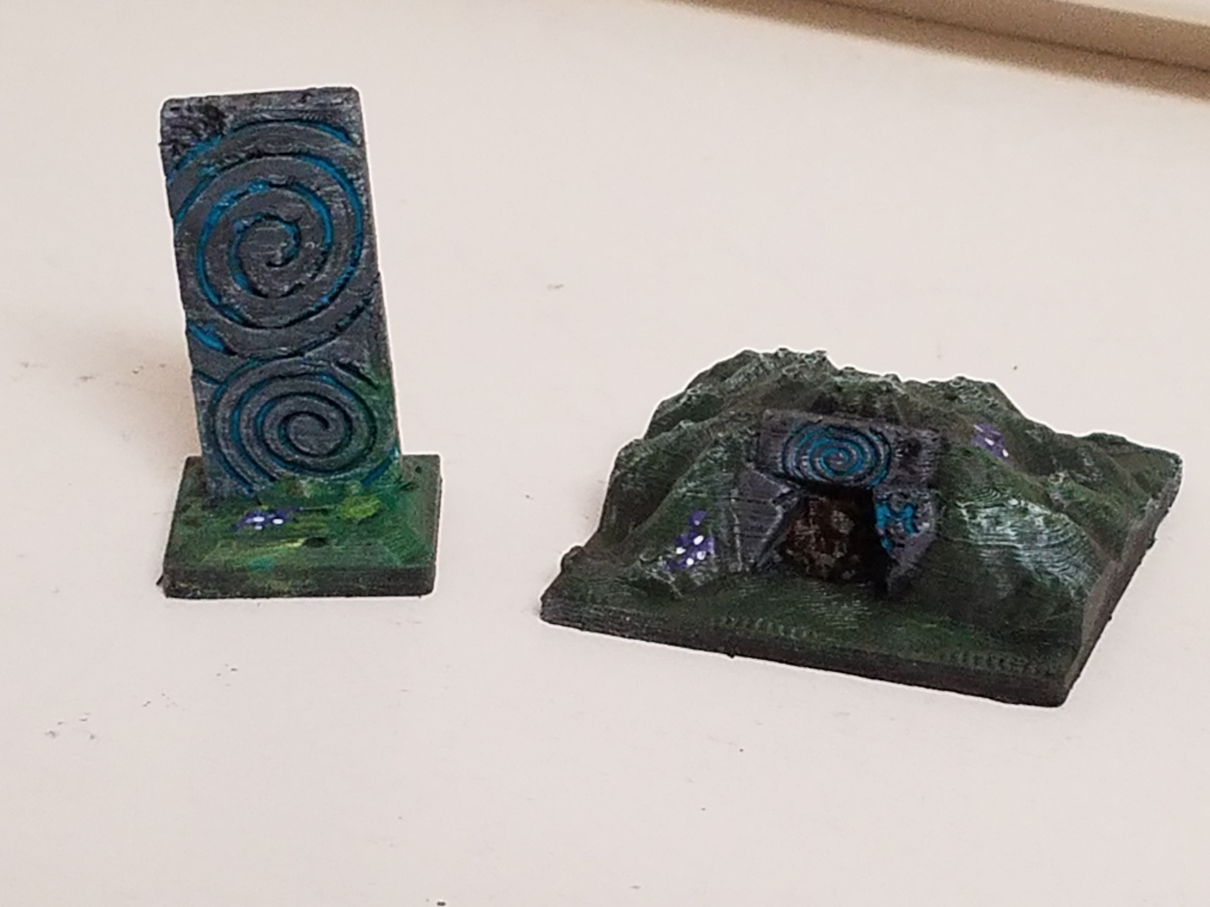 Barrow Entrance & Mossy Moorstone